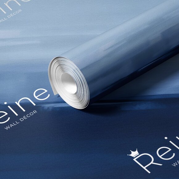 Blue Abstract Painting Wallpaper - Picture 2 of 9